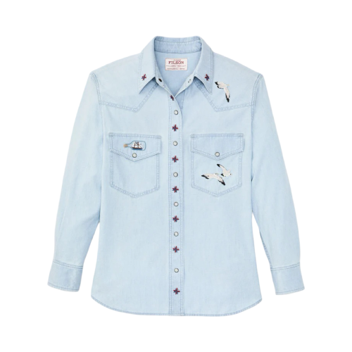 Filson Camicie Donna Light Indigo FMCAM0010464
