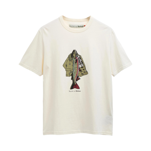 Barbour X Paul Smith T-shirt Uomo Wheat MTS1612WH32