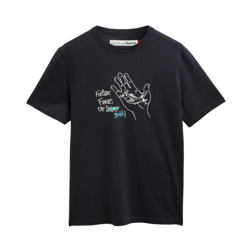 Barbour X Paul Smith T-shirt Uomo Dark Blue MTS1616NY74