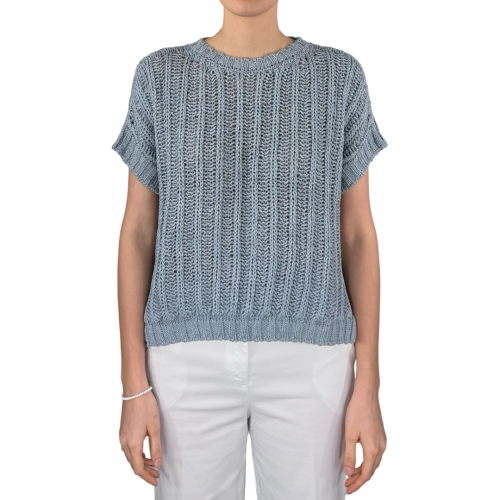 Base Maglia Donna Azzurro 048B7709382