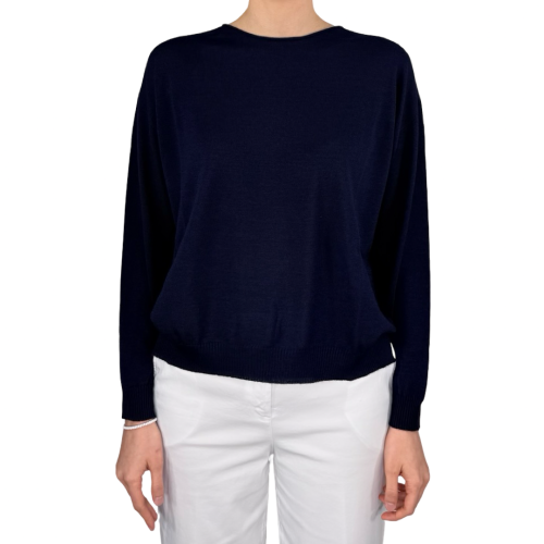 Arovescio Maglia Donna Deep Blu F007W2800401