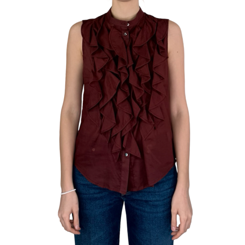 Camicetta Snob Camicie Donna Burgundy 41415M692C195
