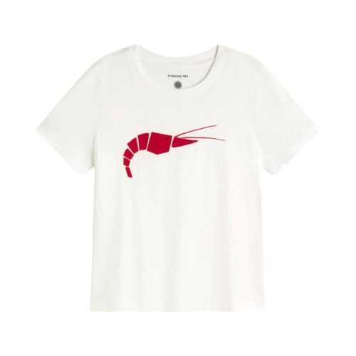 Thinking Mu T-shirt Donna White WTS00482WHT