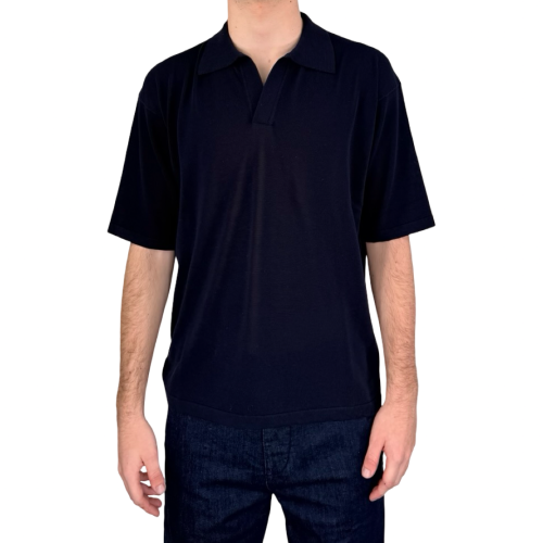 Roberto Collina Polo Uomo Blu A1102410