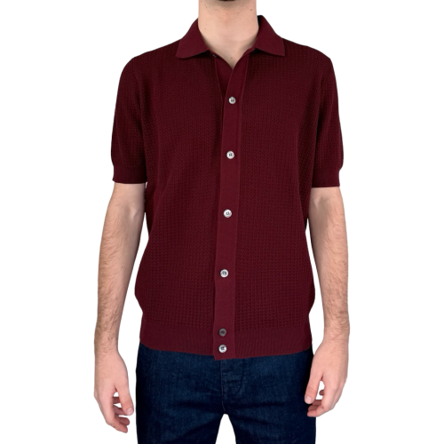 Filippo De Laurentiis Maglia Uomo Bordeaux CA3MCCR14L380