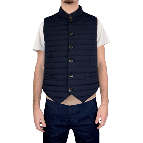 On The Bund Gilet Uomo Dark Blue ROMA18518BLU