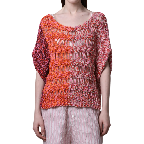 Roberto Collina Maglia Donna Corallo XA4903838