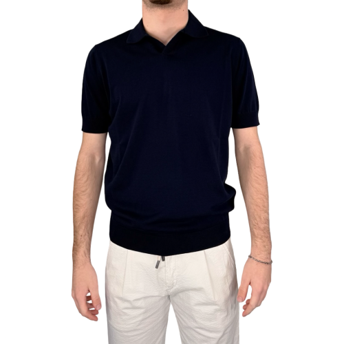 Filippo De Laurentiis Polo Uomo Blu PL1MCSKTR890