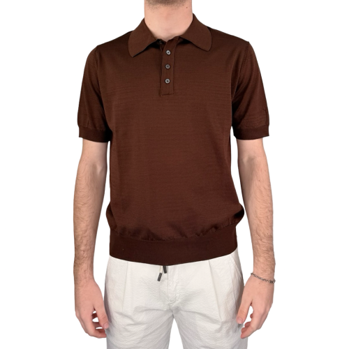 Gallia Polo Uomo Marrone U0218068