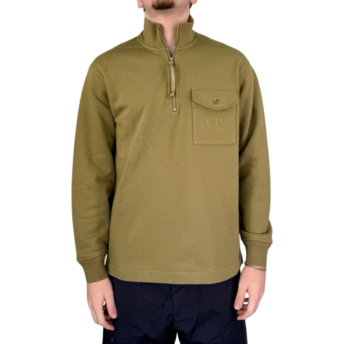 C.p. Company Felpa Uomo Dried Herb SS026A5086W644