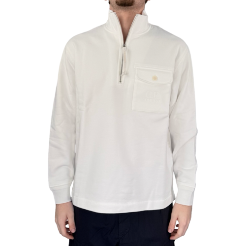 C.p. Company Felpa Uomo White SS026A5086W100