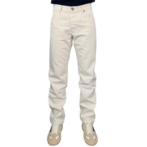 Tela Genova Jeans Uomo Ecru GREKD0C023ERC