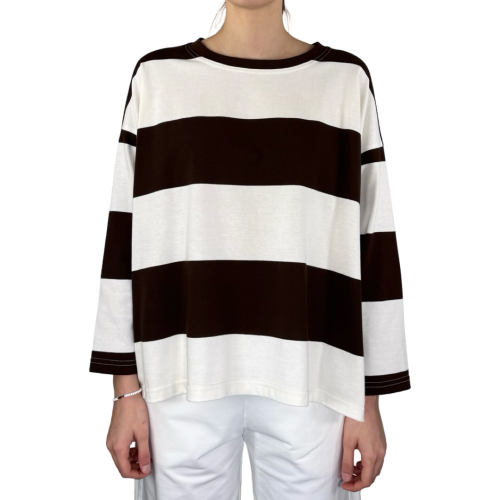 Corinna Caon Felpa Donna Righe 2611015013