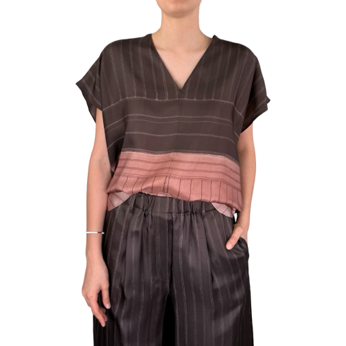 Alysi Camicie Donna Cioccolato 116232P6063CHO