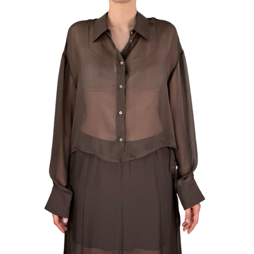 Alysi Camicie Donna Cioccolato 116287P6214CHO