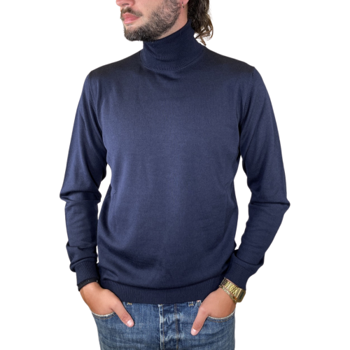 Roberto Collina Maglia Uomo Blu RM01003