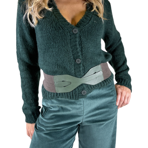 Niu&#039; Cinture Donna Verde C60N02