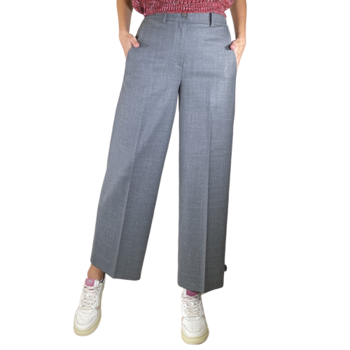 Via Masini 80 Pantaloni Donna Grigio Melange M795E