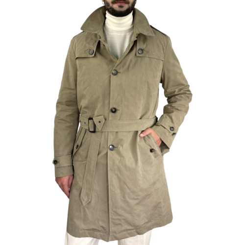 L&#039;impermeabile Impermeabile Uomo Beige GILBERTOPEACOT908