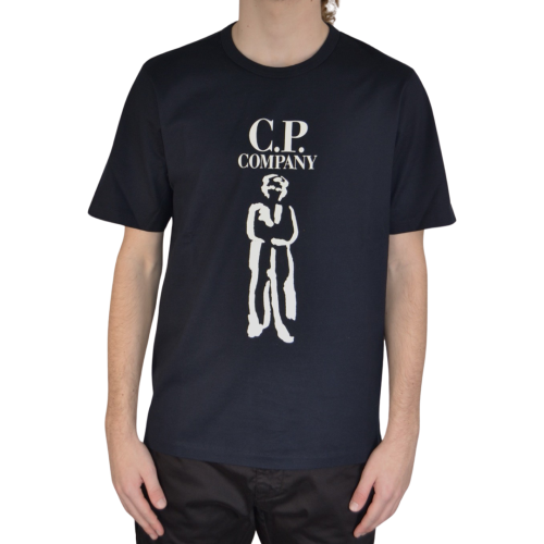 C.p. Company T-shirt Uomo Blu TS145A6203W888 - 6.XL