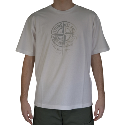 Stone Island T-shirt Uomo Bianco 80152RC87001 - 5.L