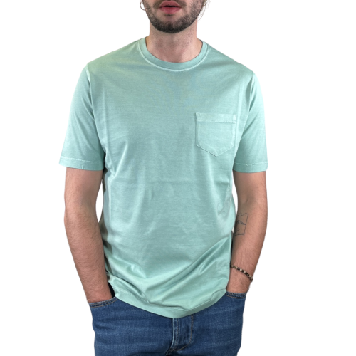 Filippo De Laurentiis T-shirt Uomo Verde Acqua TSMCTASJER720 - 50