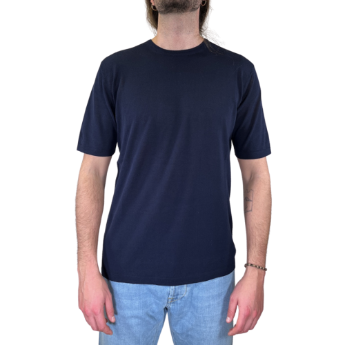 Roberto Collina T-shirt Uomo Blu RN1012110 - 46