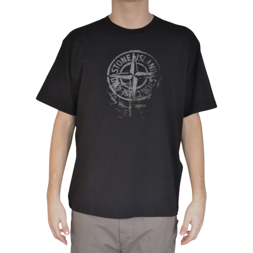 Stone Island T-shirt Uomo Nero 80152RC87029 - 4.M