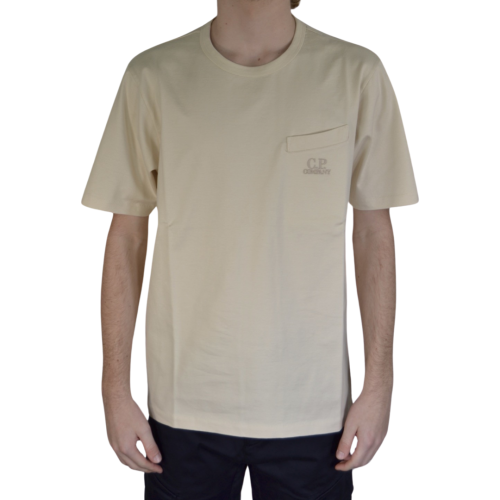 C.p. Company T-shirt Uomo Beige TS123A6203W402 - 4.M
