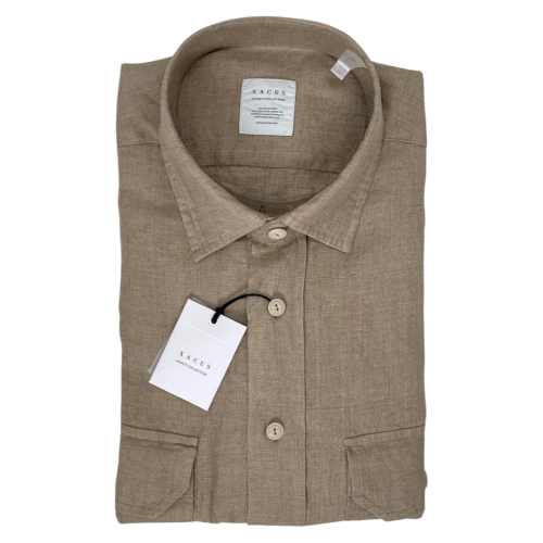 Xacus Camicie Uomo Taupe 437ML61185013