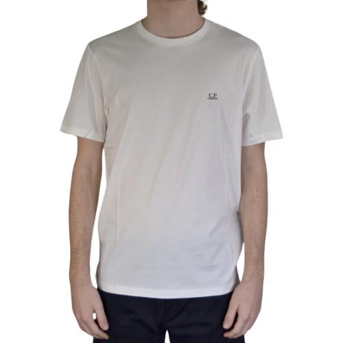 C.p. Company T-shirt Uomo Latte TS044A5100W103