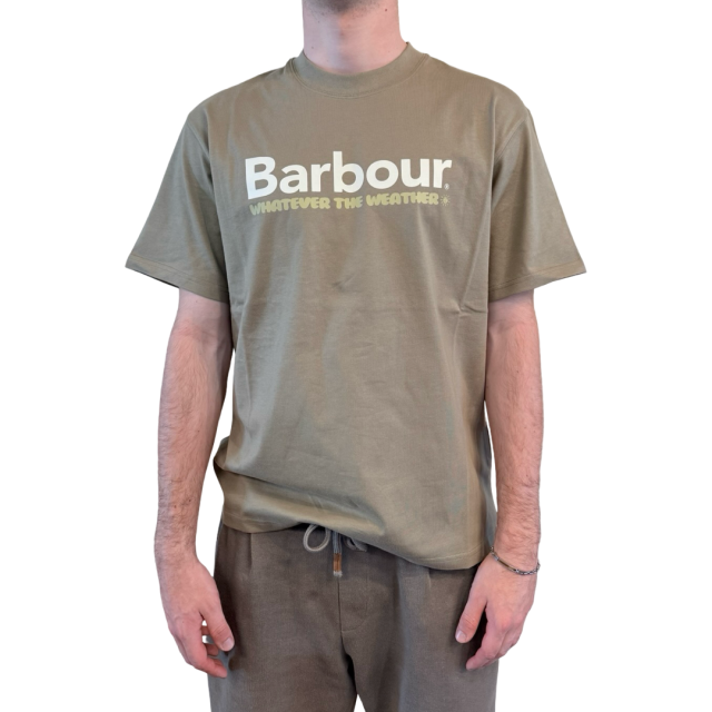 Barbour T-shirt Uomo Bleached Olive MTS1572OL31