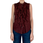 Camicetta Snob Camicie Donna Burgundy 41415M692C195