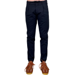 Filetto Pantaloni Uomo Blu DAHCHI202