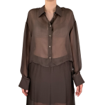 Alysi Camicie Donna Cioccolato 116287P6214CHO