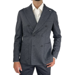 L.b.m. 1911 Giacca Uomo Blu Melange 28454579801