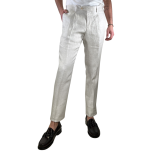 Luigi Bianchi Pantaloni Uomo Avorio 831233072