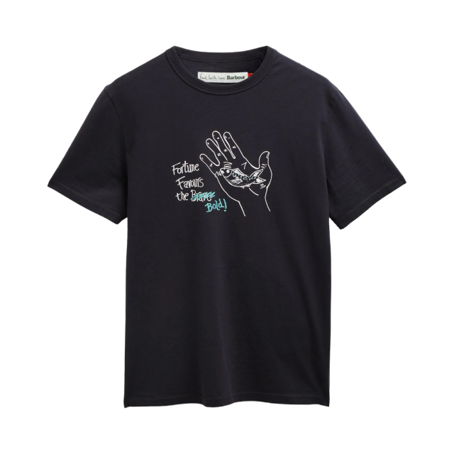 Barbour X Paul Smith T-shirt Uomo Dark Blue MTS1616NY74