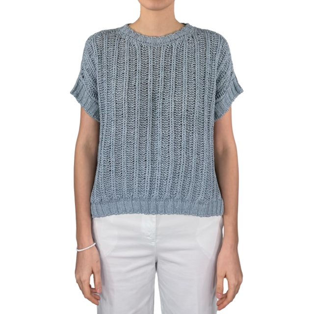 Base Maglia Donna Azzurro 048B7709382