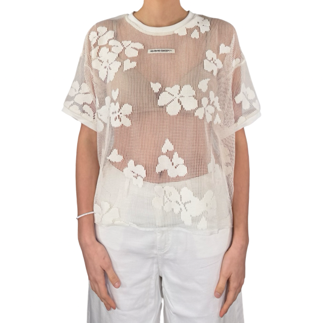 Nou- Noumeno Concept T-shirt Donna Latte T10216000235