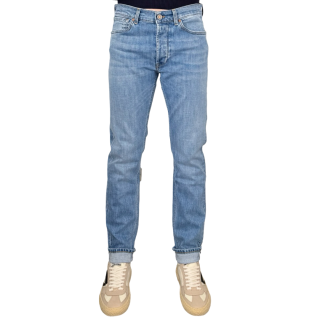 Tela Genova Jeans Uomo Denim Medio COSCG2849BLU